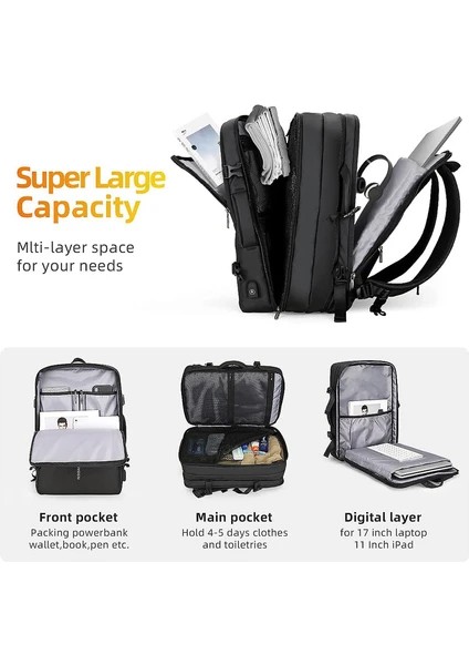 Su Geçirmez Genişletilebilir Bilgisayar ve Seyahat Çantası (Yurt Dışından) fiyatları