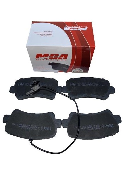 Arka Fren Balata Tek Teker / Master 3 2.3 Dcı 09> / 440604591R - 55147