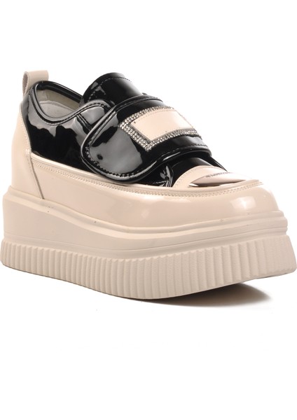 24K373 Siyah Gizli Topuklu Kadın Spor Ayakkabı modelleri