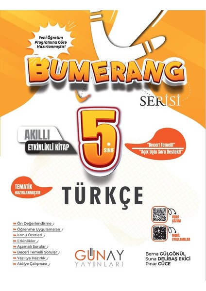 5. Sınıf Bumerang Serisi Türkçe Soru Bankası (Güncel Müfredat)