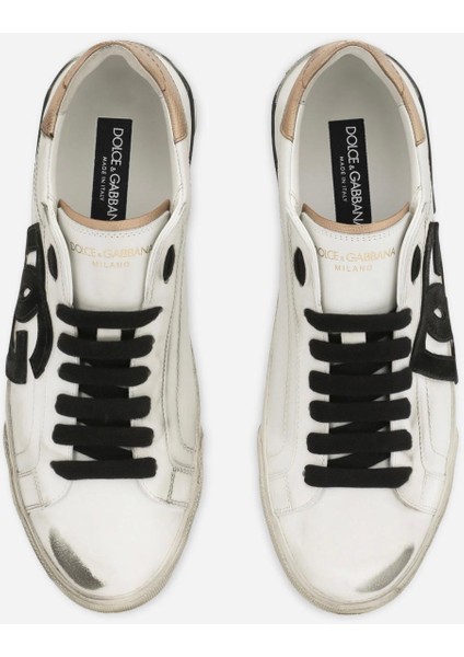 Calfskin Portofino Vintage Sneakers