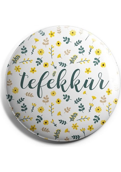 Tefekkür Iğneli Çanta Rozeti