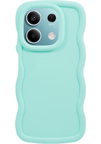 Xiaomi Redmi Note 13 Pro 5g Tpu Kılıf Wave Edge Telefon Kapağı-Açık Yeşil (Yurt Dışından)