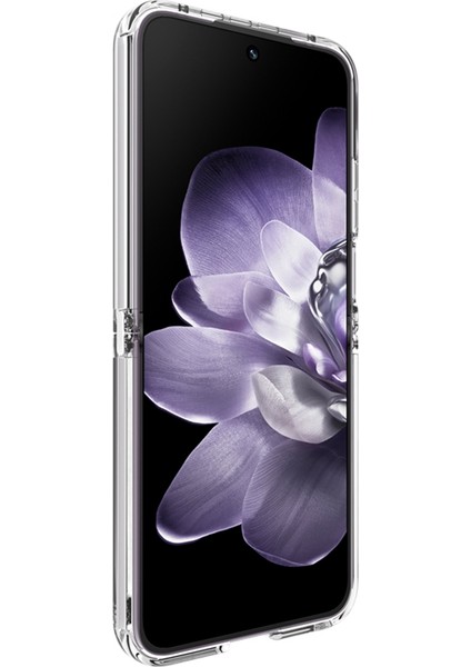 Anti-Düşen Telefon Kılıfı Için Xiaomi Mix Flip 5g Kılıf Hava Yastıkları Koruma Temizle Tpu Telefon Kapağı (Yurt Dışından)