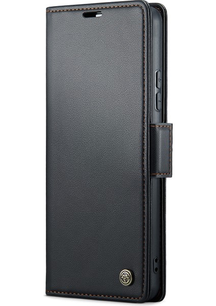 Anti-Düşen Telefon Kılıfı Xiaomi Redmi 13 5g/4g Kılıf Rfıd Engelleme Parlak Stand Telefon Kapağı-Siyah (Yurt Dışından) fırsatları