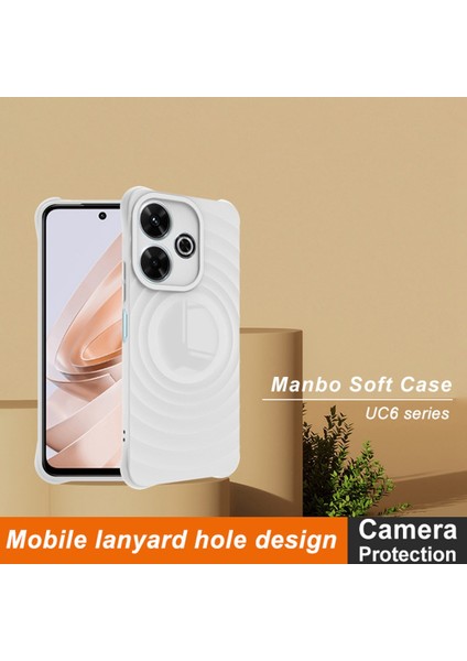 Anti-Düşme Telefon Kılıfı Xiaomi Redmi 13 5g/4g Tpu Kılıf Mat Telefon Kapağı-Mat Beyaz (Yurt Dışından) fiyatları