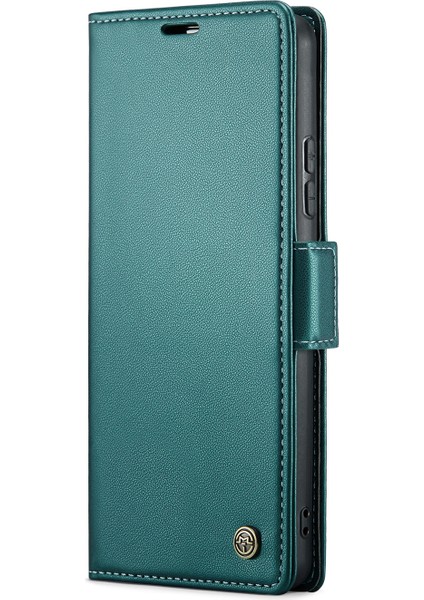 Anti-Düşen Telefon Kılıfı Xiaomi Redmi 13 5g/4g Durumda Rfıd Engelleme Parlak Stand Telefon Kapağı-Yeşil (Yurt Dışından) fırsatları