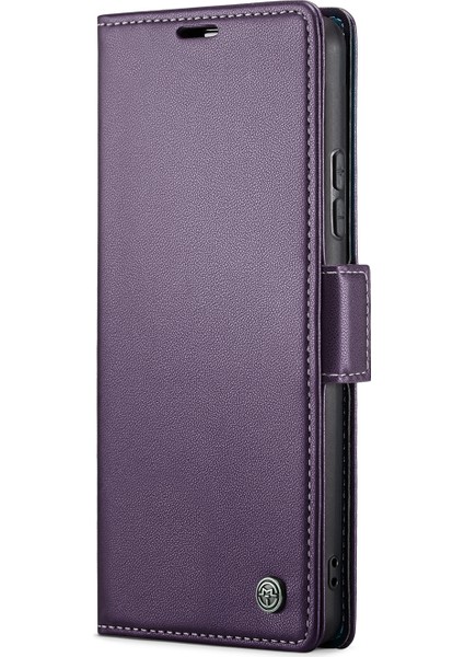 Anti-Düşen Telefon Kılıfı Xiaomi Redmi 13 5g/4g Durumda Rfıd Engelleme Parlak Stand Telefon Kapağı-Mor (Yurt Dışından) fırsatları