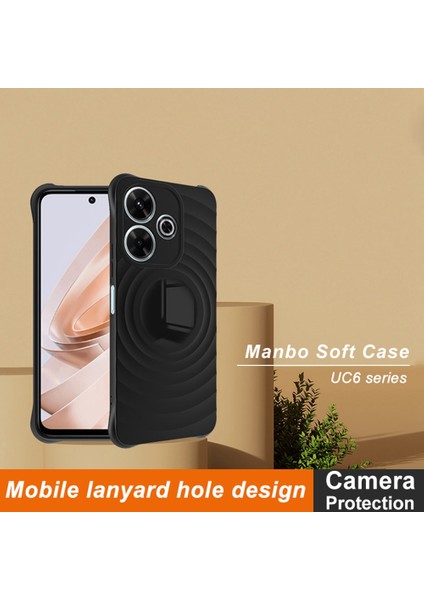 Anti-Düşme Telefon Kılıfı Xiaomi Redmi 13 5g/4g Tpu Kılıf Mat Telefon Kapağı-Mat Siyah (Yurt Dışından) fiyatları