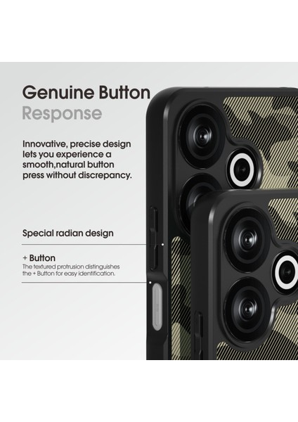 Anti-Düşen Telefon Kılıfı Xiaomi Redmi 13 5g/4g Durumda Hibrit 2 In 1 Yumuşak Tpu Sert Pc Telefon Kapağı-Mat Siyah (Yurt Dışından) fırsatları