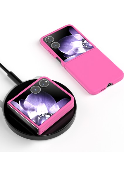 Anti-Düşen Telefon Kılıfı Için Xiaomi Mix Flip 5g Kılıf Sert Pc Koruyucu Telefon Kapak Cilt Dokunmatik Duygu-Gül (Yurt Dışından) fırsatları