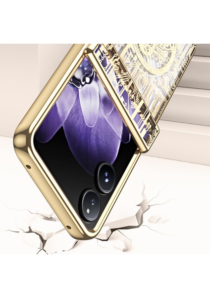 Xiaomi Mix Flip 5g Durumda Anti-Düşen Telefon Kılıfı Mekanik Legend Galvanik Pc Telefon Kapağı-Mor (Yurt Dışından) fiyatları