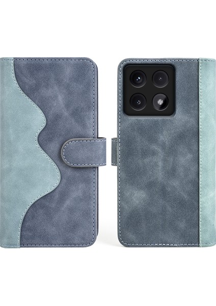 Xiaomi 14T Cüzdan Kılıfı Için Anti-Düşme Telefon Kılıfı Deri Telefon Kapağı Ekleme Renk-Mavi (Yurt Dışından)