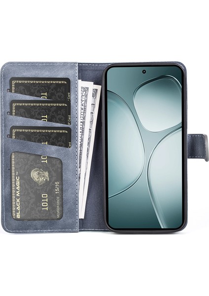 Xiaomi 14T Cüzdan Kılıfı Için Anti-Düşme Telefon Kılıfı Deri Telefon Kapağı Ekleme Renk-Mavi (Yurt Dışından) modelleri