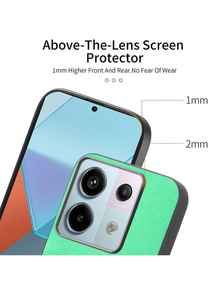 Xiaomi Poco X6 5g Deri Arka Kılıf Magsafe Cilt-Dokunmatik Telefon Kapak-Mavi ile Uyumlu Anti-Düşen Telefon Kılıfı (Yurt Dışından) fiyatları
