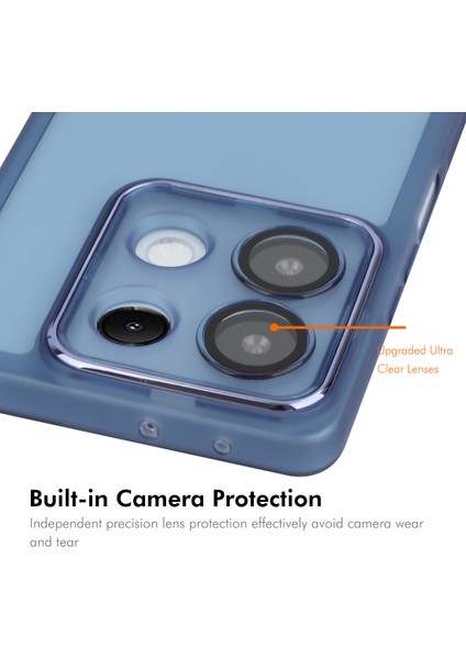 Anti-Düşen Telefon Kılıfı Için Xiaomi Poco X6 5g Kılıf Mat Tpu Telefon Kapağı Lens Filmi-Beyaz (Yurt Dışından) fırsatları