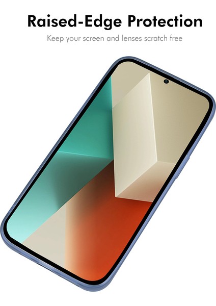 Anti-Düşen Telefon Kılıfı Için Xiaomi Poco X6 5g Kılıf Mat Tpu Telefon Kapağı Lens Filmi-Mavi (Yurt Dışından) fiyatları