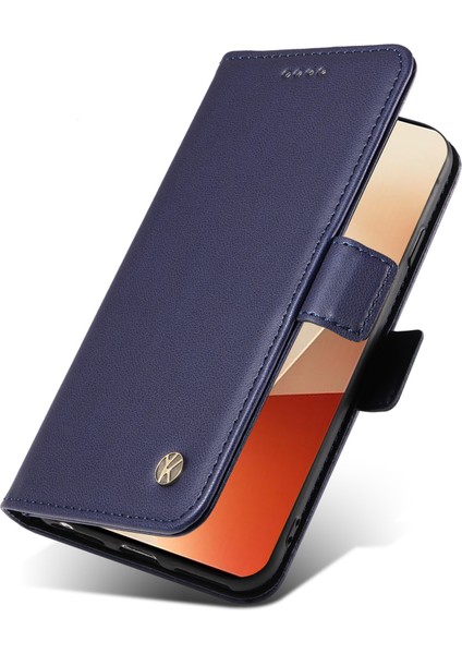 Anti-Düşen Telefon Kılıfı Xiaomi Poco X6 5g Kılıf Cüzdan Standı Deri Telefon Kapağı Yan Toka-Safir (Yurt Dışından) indirimleri