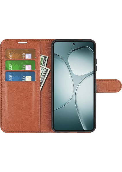 Xiaomi 14T Kılıf Litchi Doku Darbeye Dalı Deri Cüzdan Telefon Kapağı-Kahverengi Için Anti-Düşen Telefon Kılıfı (Yurt Dışından) fırsatları