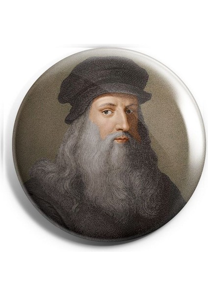 Major Selection Leonardo Da Vıncı Iğneli Çanta Rozeti