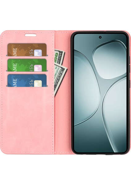 Anti-Düşme Telefon Kılıfı Için Xiaomi 14T Kılıf Cilt-Dokunmatik Deri Cüzdan Telefon Kapağı-Pembe (Yurt Dışından) modelleri
