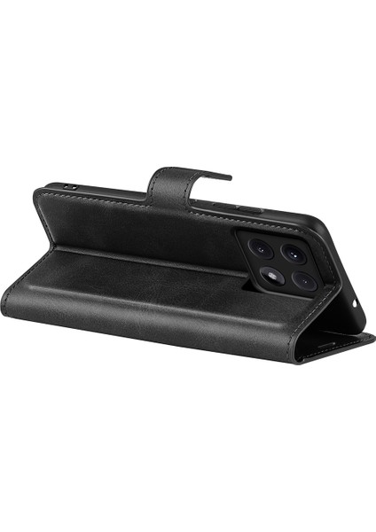 Xiaomi 14T Standı Kılıf Için Anti-Düşen Telefon Kılıfı Çizilmez Buzağı Doku Deri Telefon Kapağı-Siyah (Yurt Dışından) fırsatları