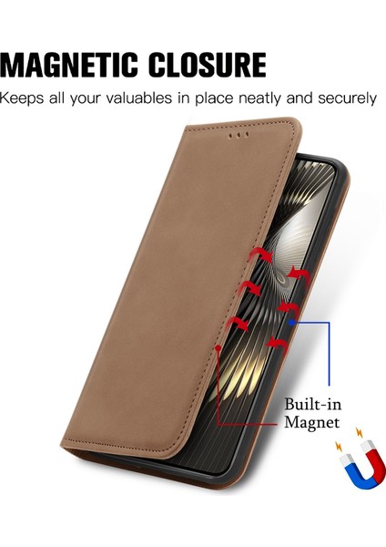 Anti-Düşme Telefon Kılıfı Için Xiaomi Poco F6 5g Kılıf Deri Cilt-Dokunmatik Telefon Kapak Cüzdan-Kahverengi (Yurt Dışından) fırsatları