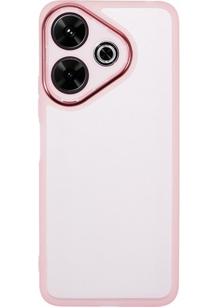 Anti-Düşme Telefon Kılıfı Xiaomi Redmi 13 5g/4g Tpu Kılıf Temperli Cam-Şeffaf Pembe ile Elektroliz Çerçeve (Yurt Dışından) fiyatları