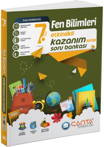 7. Sınıf Fen Bilimleri Etkinlikli Kazanım Soru Bankası