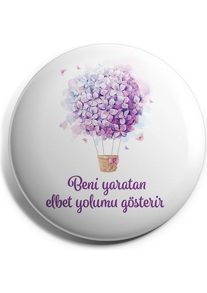 Major Selection Beni Yaratan Elbet Yolumu Gösterir Iğneli Çanta Rozeti
