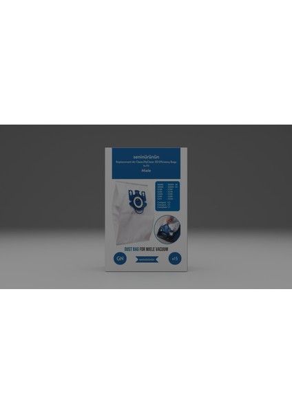 Mıele Indigo - S 744 5 Katlı Kutulu Ithal Bez Toz Torbası 15 Adet