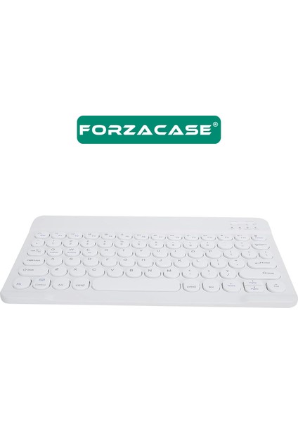 Tablet ve Telefonlar Için Şarjlı Yuvarlak Tuşlu Bluetooth Kablosuz Klavye - FC756 modelleri