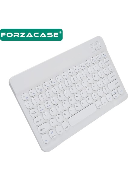 Tablet ve Telefonlar Için Şarjlı Yuvarlak Tuşlu Bluetooth Kablosuz Klavye - FC756 fırsatları
