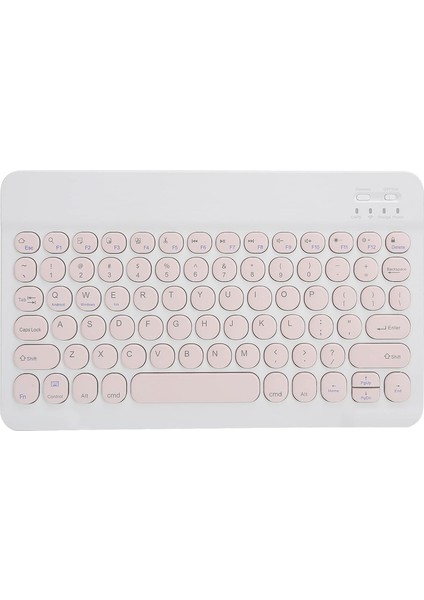 Tablet ve Telefonlar Için Şarjlı Yuvarlak Tuşlu Bluetooth Kablosuz Klavye - FC756