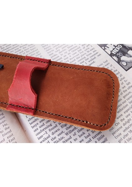 Hakiki Deri El Emeği Özel Kalemleriniz Için Kalemlik Kalem Kutu 27 x 6 cm modelleri