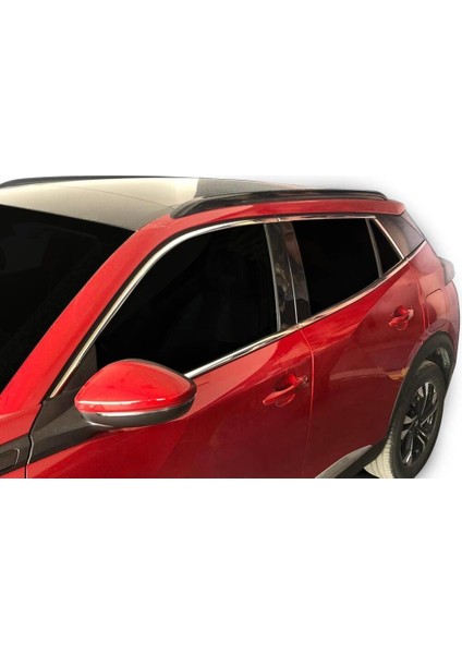 Opel grandland cam çerçevesi kenar çıtası krom tamtur 12 parça