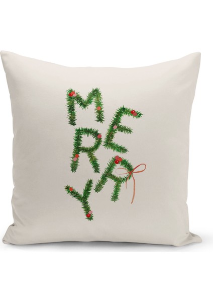 Yılbaşı Serisi Çift Tarafı Dijital Baskılı 4'lü Kırlent Kılıfı Seti (Christmas Noel Cushion Cover) modelleri