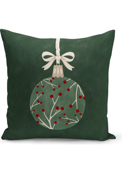 Yılbaşı Serisi Çift Tarafı Dijital Baskılı 4'lü Kırlent Kılıfı Seti (Christmas Noel Cushion Cover)