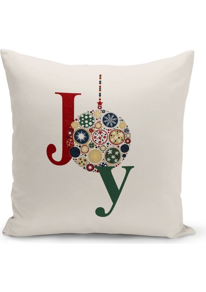 Yılbaşı Serisi Çift Tarafı Dijital Baskılı 4'lü Kırlent Kılıfı Seti (Christmas Noel Cushion Cover)