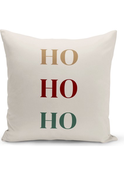 Yılbaşı Serisi Çift Tarafı Dijital Baskılı 4'lü Kırlent Kılıfı Seti (Christmas Noel Cushion Cover)