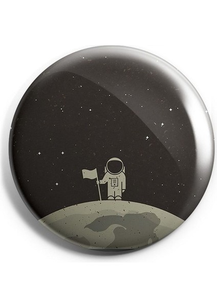 Astronot V4 Iğneli Çanta Rozeti