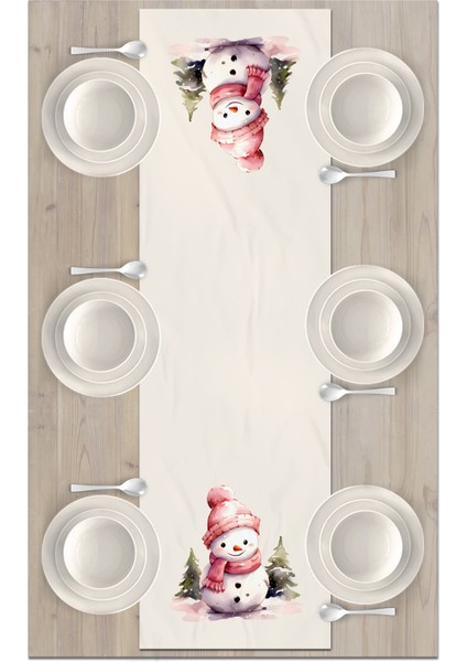 Yılbaşı Serisi 140X40 cm Dijital Baskılı Runner (Christmas Noel) fiyatları