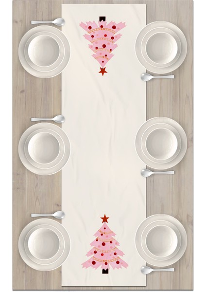 Yılbaşı Serisi 140X40 cm Dijital Baskılı Runner (Christmas Noel) fiyatları