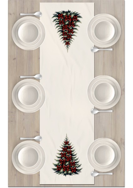 Yılbaşı Serisi 140X40 cm Dijital Baskılı Runner (Christmas Noel) fiyatları