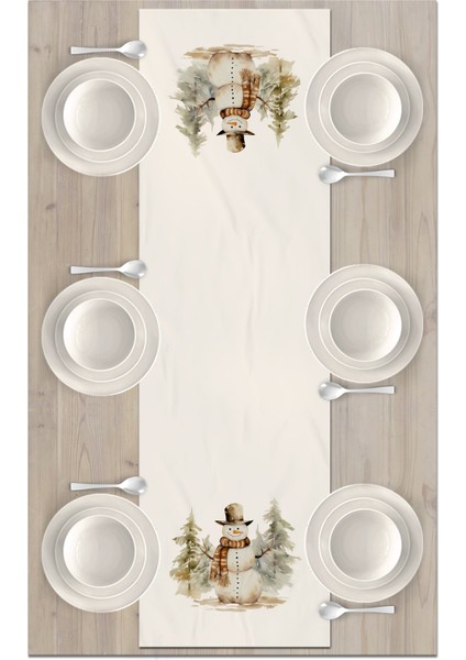 Yılbaşı Serisi 140X40 cm Dijital Baskılı Runner (Christmas Noel) fiyatları