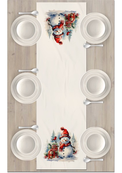 Yılbaşı Serisi 140X40 cm Dijital Baskılı Runner (Christmas Noel) fiyatları