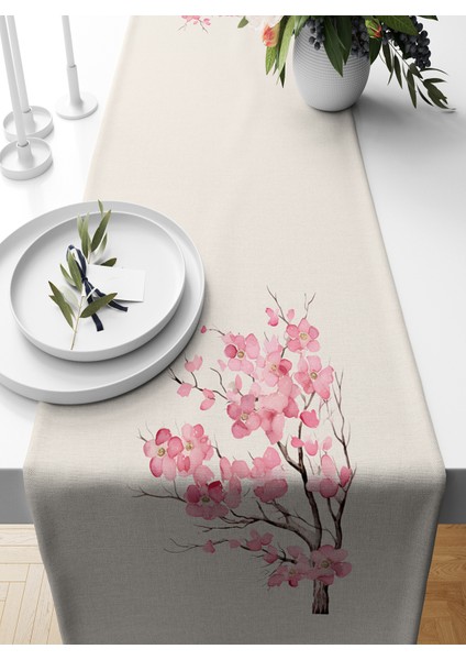 Yılbaşı Serisi 140X40 cm Dijital Baskılı Runner (Christmas Noel)