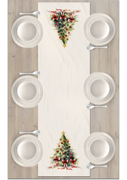 Yılbaşı Serisi 140X40 cm Dijital Baskılı Runner (Christmas Noel) fiyatları