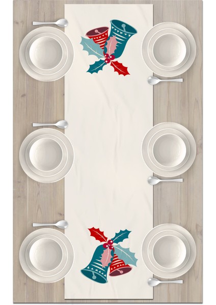 Yılbaşı Serisi 140X40 cm Dijital Baskılı Runner (Christmas Noel) fiyatları