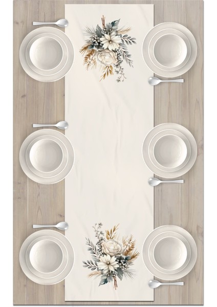 Yılbaşı Serisi 140X40 cm Dijital Baskılı Runner (Christmas Noel) fiyatları